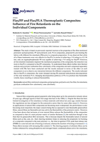 Flax/PP and Flax/PLA thermoplastic composites: Influence of fire retardants on the individual components