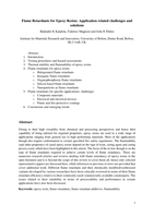 Flame retardants for epoxy resins: Application-related challenges and solutions