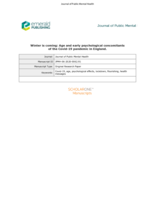 Winter is coming: Age and early psychological concomitants of the Covid-19 pandemic in England.