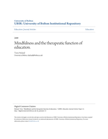 Mindfulness and the therapeutic function of education
