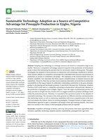 Sustainable technology adoption as a source of competitive advantage for pineapple production in Ejigbo, Nigeria