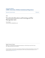 Vocational education and training and the therapeutic turn