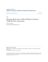 Hearing silent voices: talk and silence as data in 'Skills for Life' classrooms