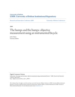 The humps and the bumps: Objective measurement using an instrumented bicycle