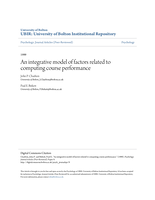An integrative model of factors related to computing course performance